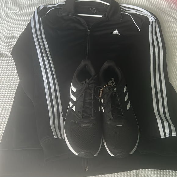 Brand new Adidas Runfalcon 2.0 Size 12 and matching XL jacket - Picture 11 of 12